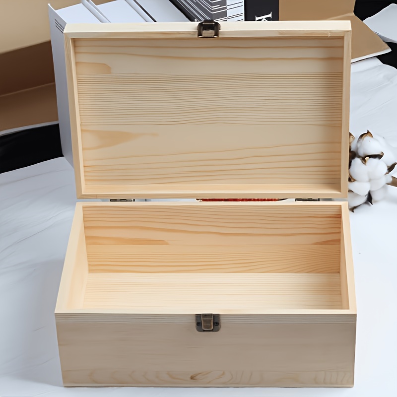 Personalized Laser-Engraved Wooden Keepsake Box